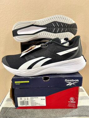 Reebok Floatzig 1 Men's Athletic Shoes Black & White US 12 NWT
